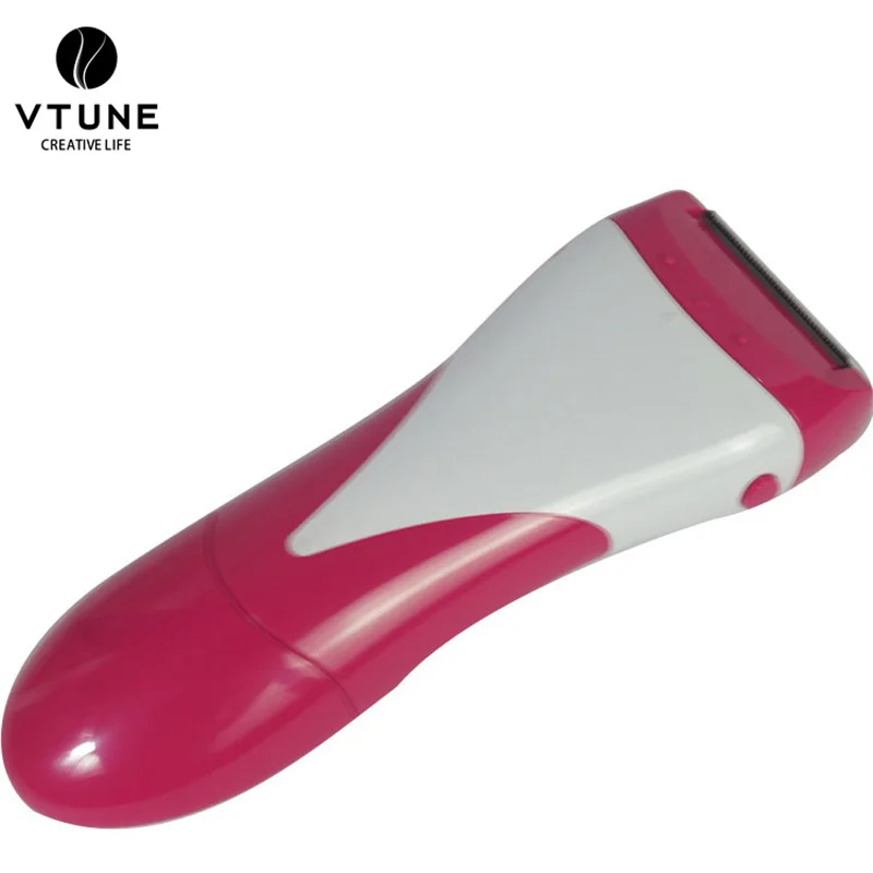 2021 hot sale battery women underarm body shaving hair removal trimmer electric women razor