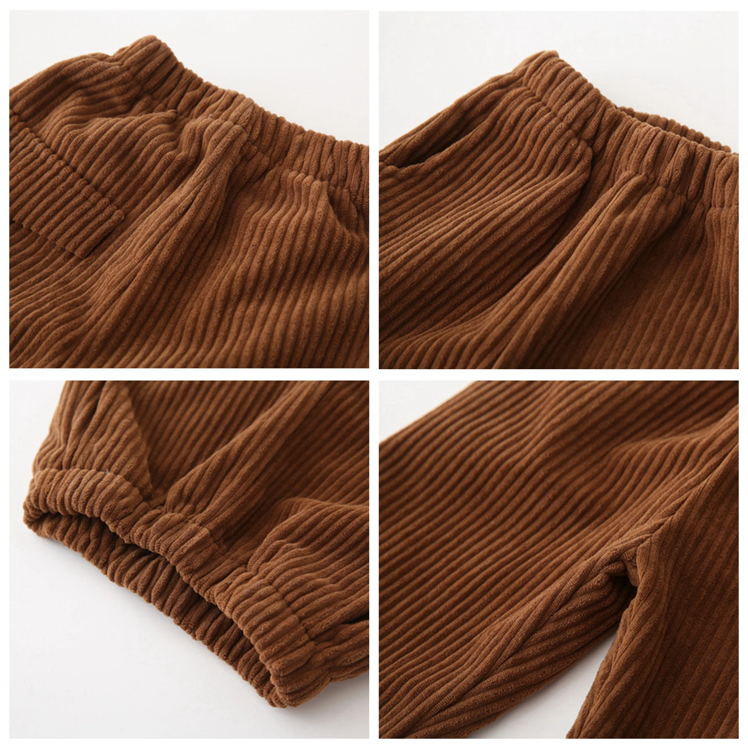 Ins popular design Mommy and My Family Matching Corduroy Trousers Pants Custom Kids Outdoor party Casual Plain Corduroy Pants