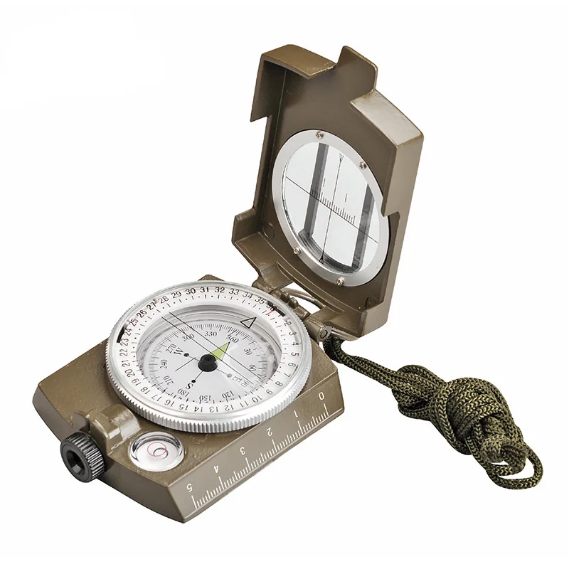 
Waterproof compass outdoor gadgets sport clinometer camping hiking climbing compass 