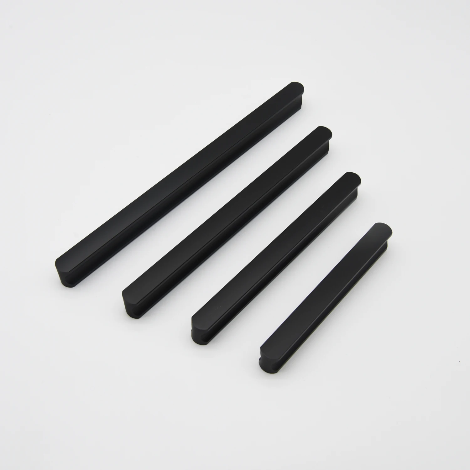 Modern Cupboard Wardrobe Pull Window Door Drawer Black Metal Knob Furniture Kitchen Cabinet Handles
