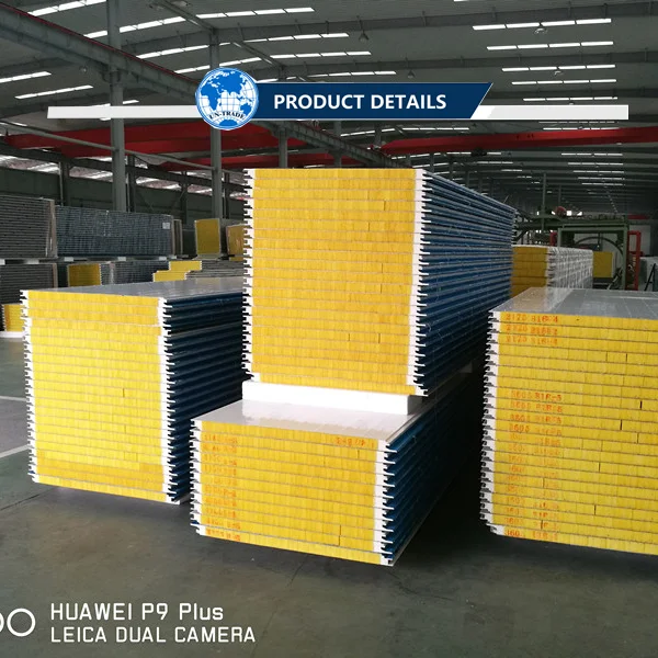 Использованная нержавеющая сталь прекращает крышу из стекловаты пены для сэндвич-панели