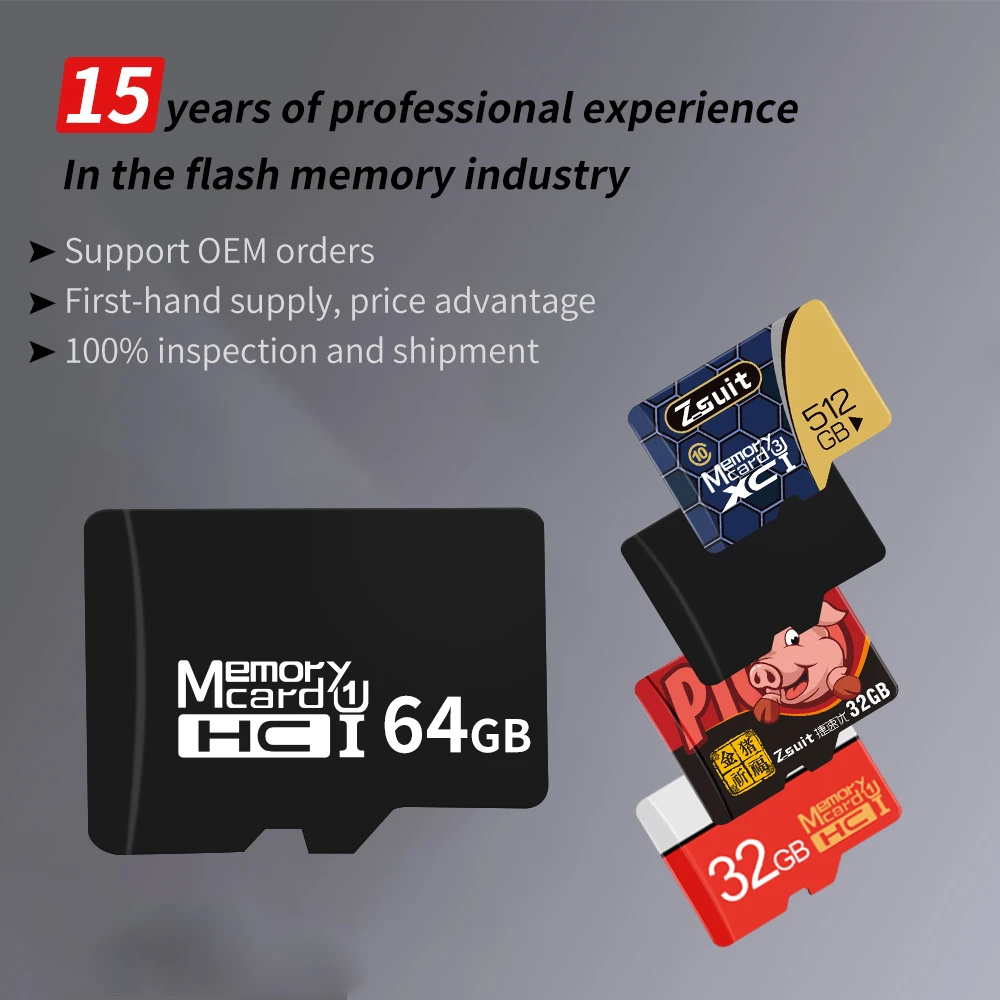 Custom logo memory 8GB 16GB 6GB Class 10 high quality TF card