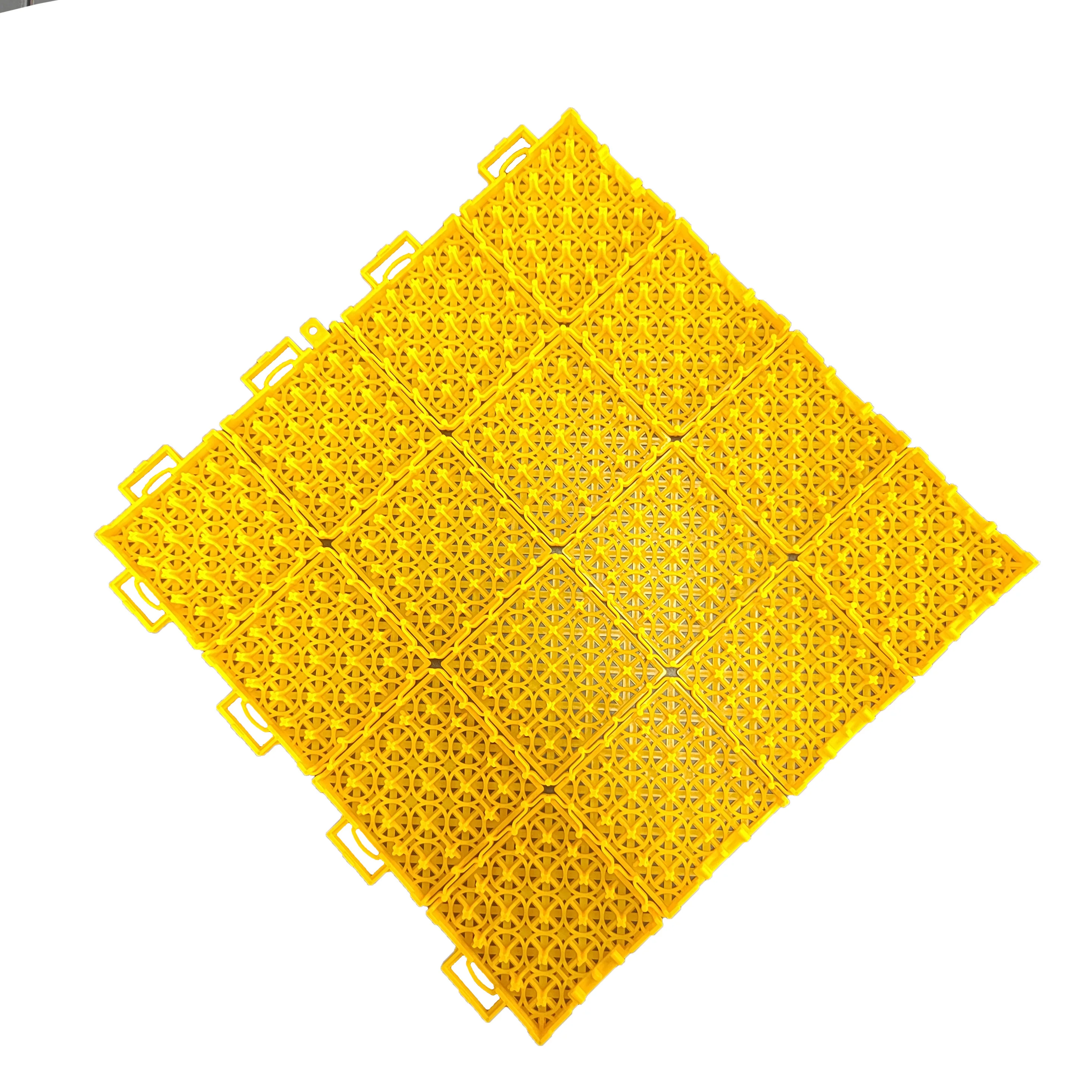 Профессиональный открытый баскетбольный корт пиклбол PP соединяющиеся плитки пиклбол Спортивное напольное покрытие