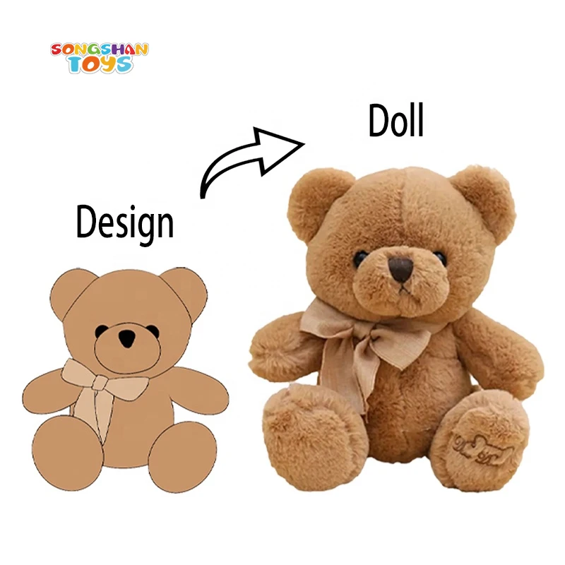 Игрушки Songshan CE CPC peluche plushie maker мягкие маленькие оптовые продажи милые кавайные чучела плюшевый мишка на заказ игрушечный завод