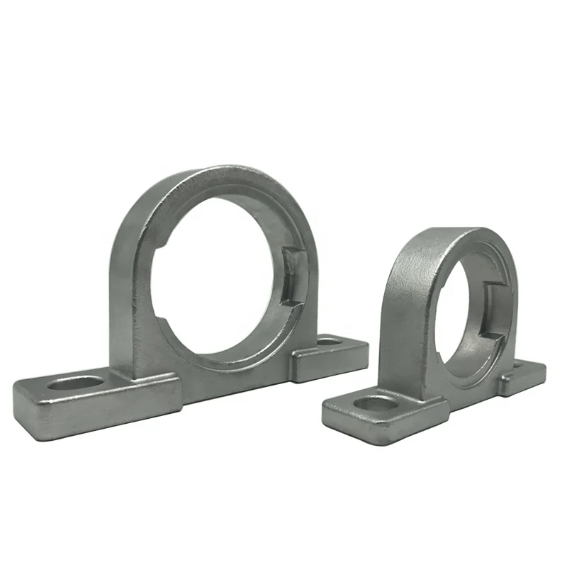 customized silica sol casting miniature stainless steel  pillow block housing bearing f203