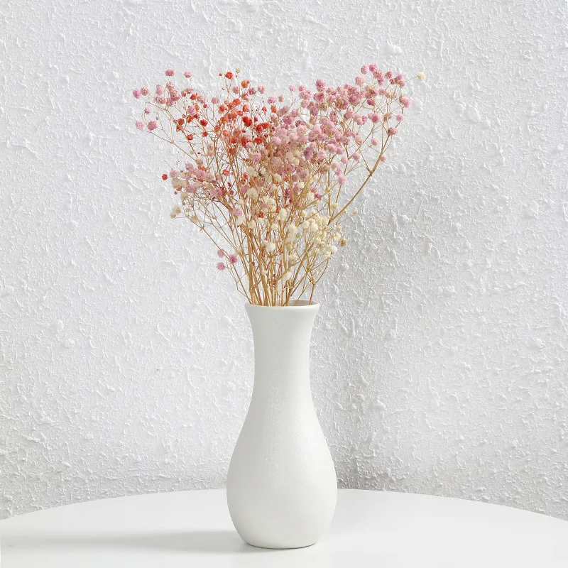 Modern Farmhouse Decor Black Porcelain Vases Boho Style Home Minimalist Nordic Decor Square Ceramic Vase