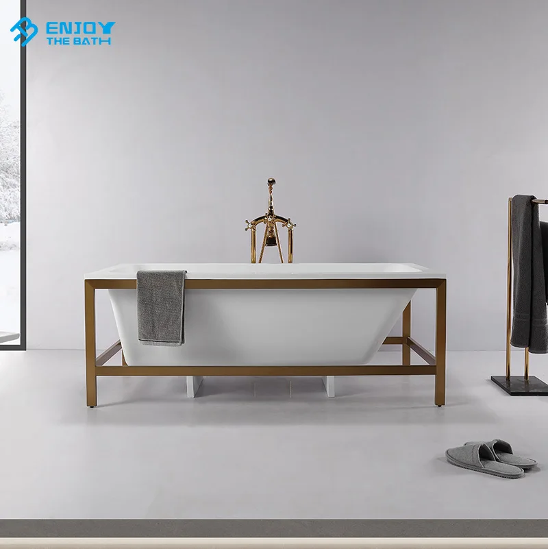 ETB various size stone bath solid surface bathtub