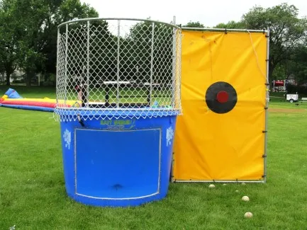 Hot Selling Cheap Inflatable dunk tank Splash Game for Sale dunk tank Water Game