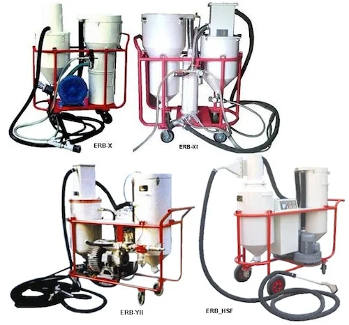 Vacuum Abrasive Blasting Equipment Dust Free Blasting
