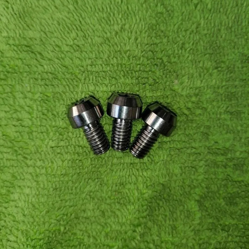 M6x10 Fully Forged Ti6Al4V Round Head Titanium Bolt TORX T30 Rolled Thread in Stock Ready to Ship