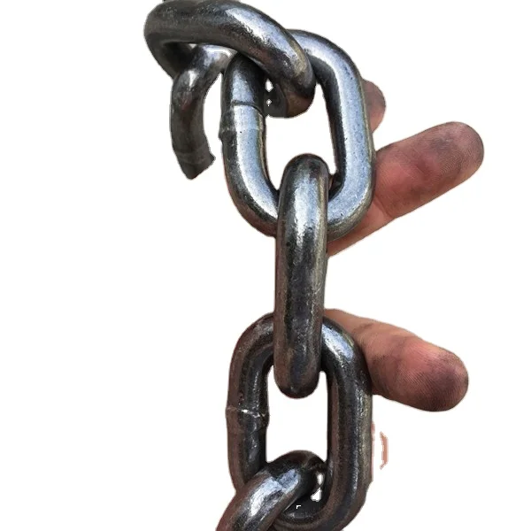 G80  18X54mm  lifting load chain welded black chain grade 80 alloy steel lifting chain