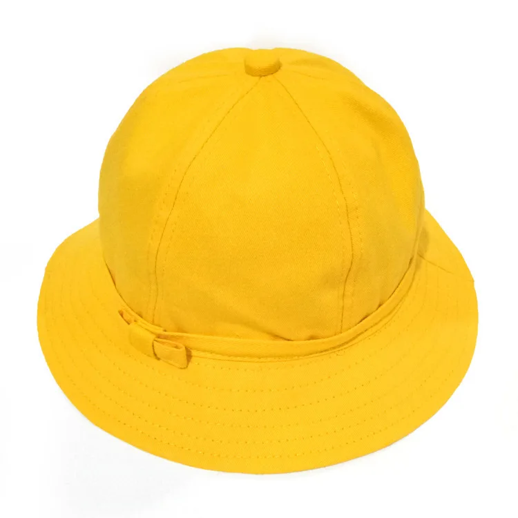 Детская шапка с индивидуальным логотипом, японские ученики детского сада, шапки Боб, пляжная шляпа с принтом солнца для мальчиков и девочек, желтая шляпа