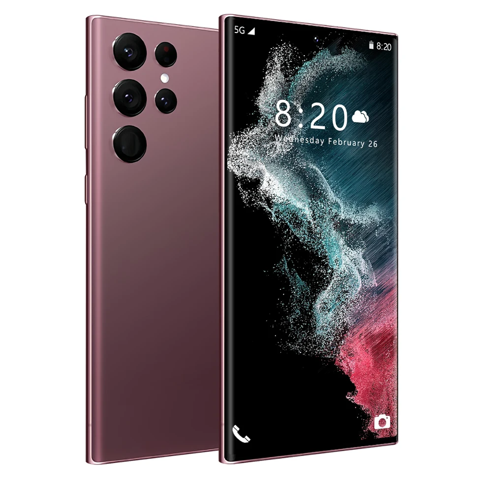2024 популярный оригинальный смартфон S22 Ultra16GB 512GB со встроенной ручкой 5G Android 12 мобильный телефон