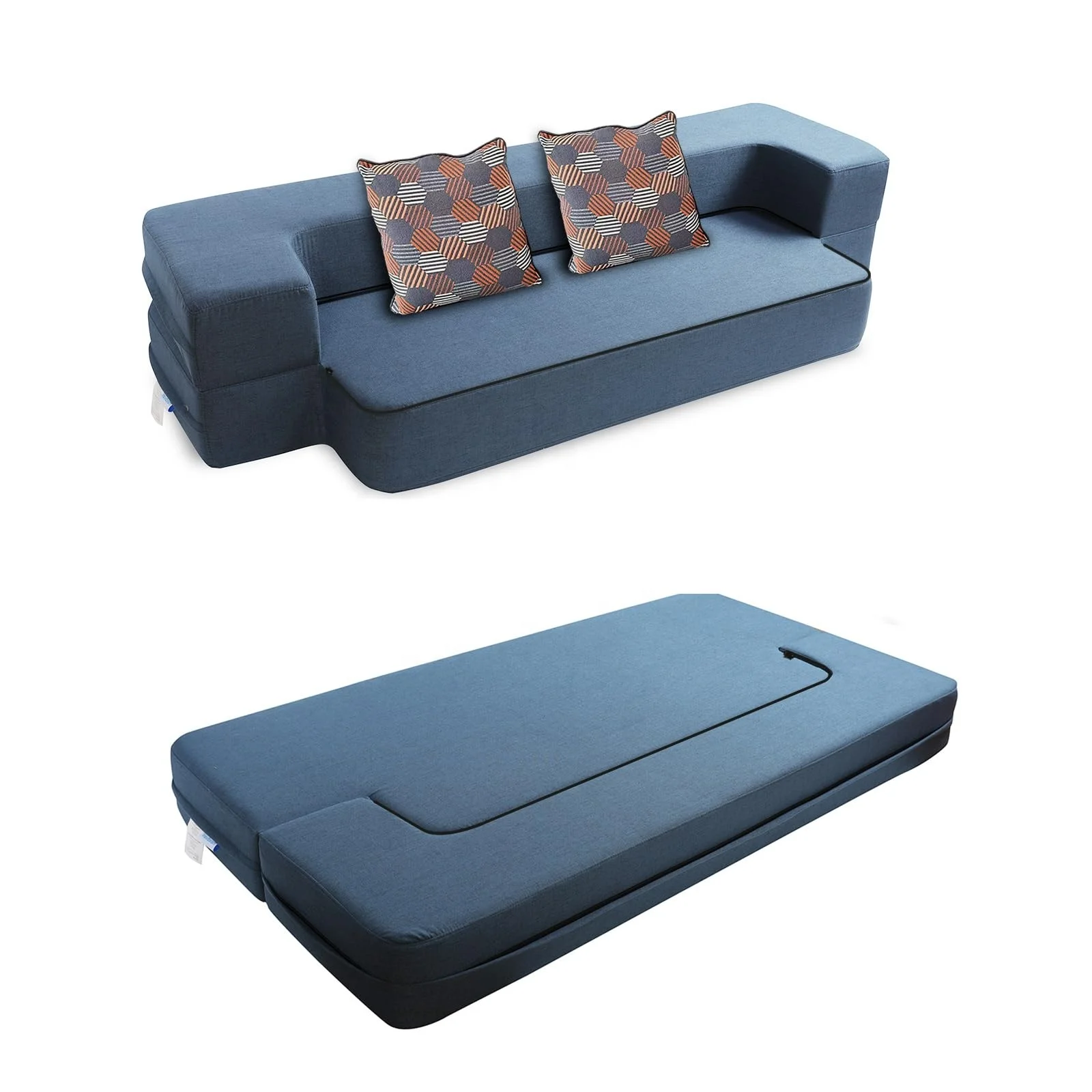 modern compressed compressor folding Foam mattress kids floor couch sofabed Sofa convertible to bed set furniture in living room