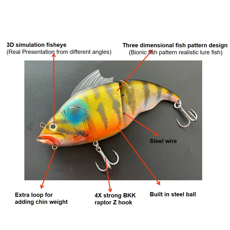 Swimbait Fishing Lures Vibration Tackle Wobbler Baits For Sea Ice Fish Goods 200mm 179g  Artificial Accessories Equipment