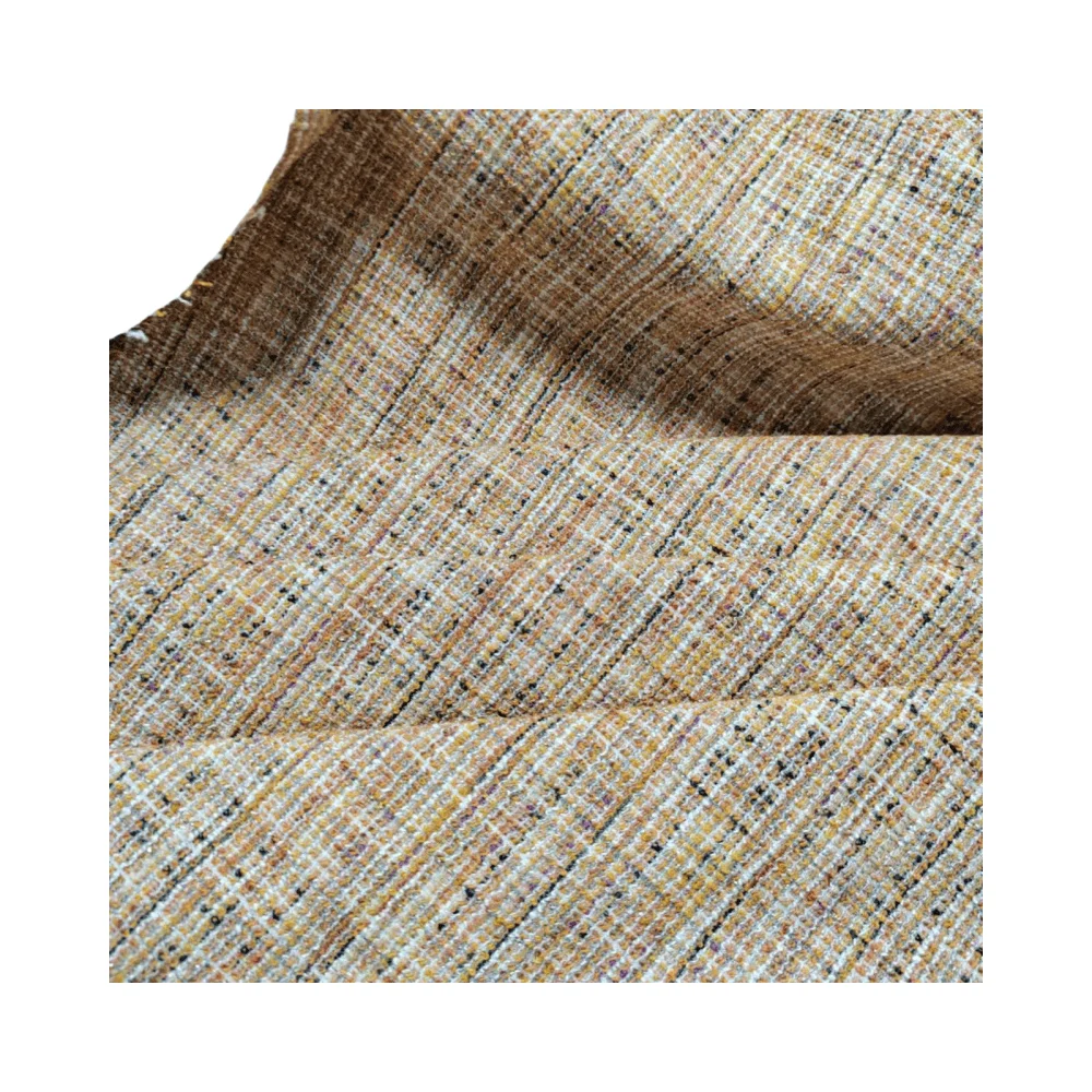 Wool polyester  fabrics wool blended fabrics plaid style  single-faced  high quality fashionable  for  women boys girl coats