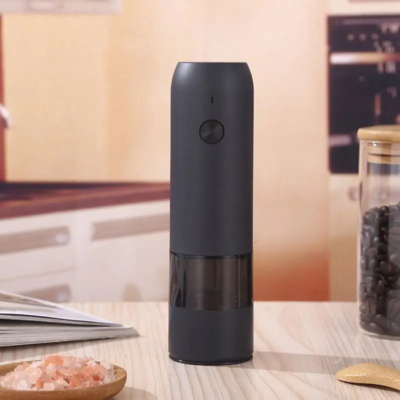 Nice Quality Portable Electric Salt Spice Mill, Automatic Round Battery Operated Pepper Grinder