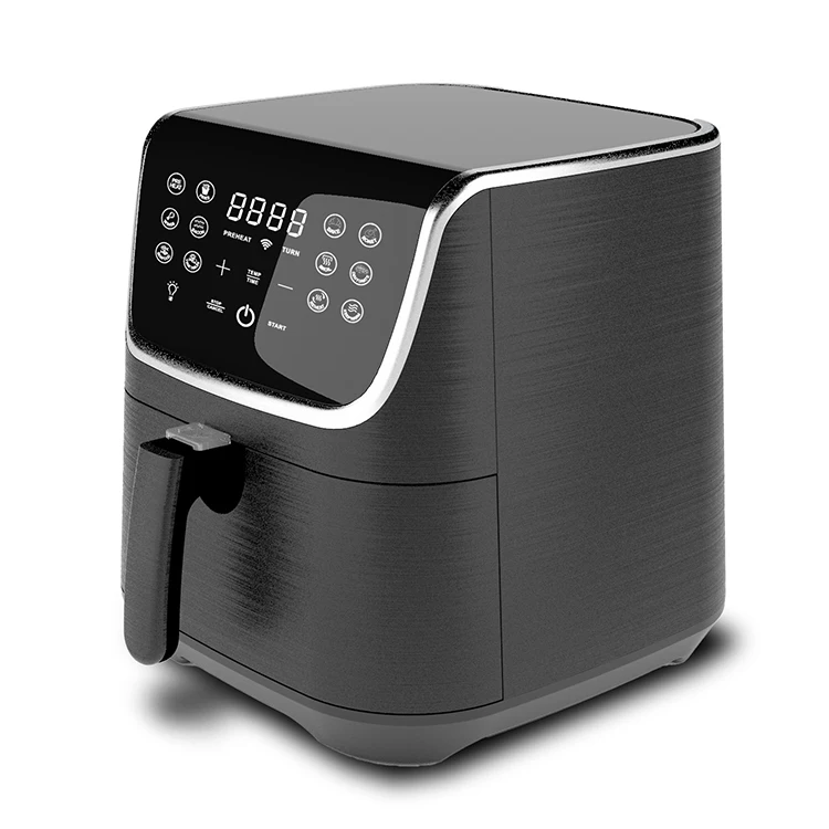 Non-stick coating food double basket WIFI air fryer with electric pressure cooker