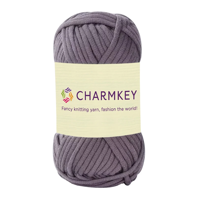 Charmkey Лучшая цена мягкая 50 г 32% нейлоновая причудливая хлопчатобумажная пряжа для ручного вязания и