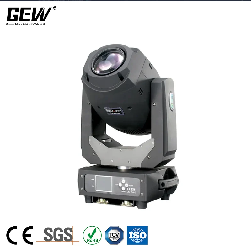 GEVV 200W DMX Control sharpy LED Spot Beam Gobo Moving Head Light for dj Stage