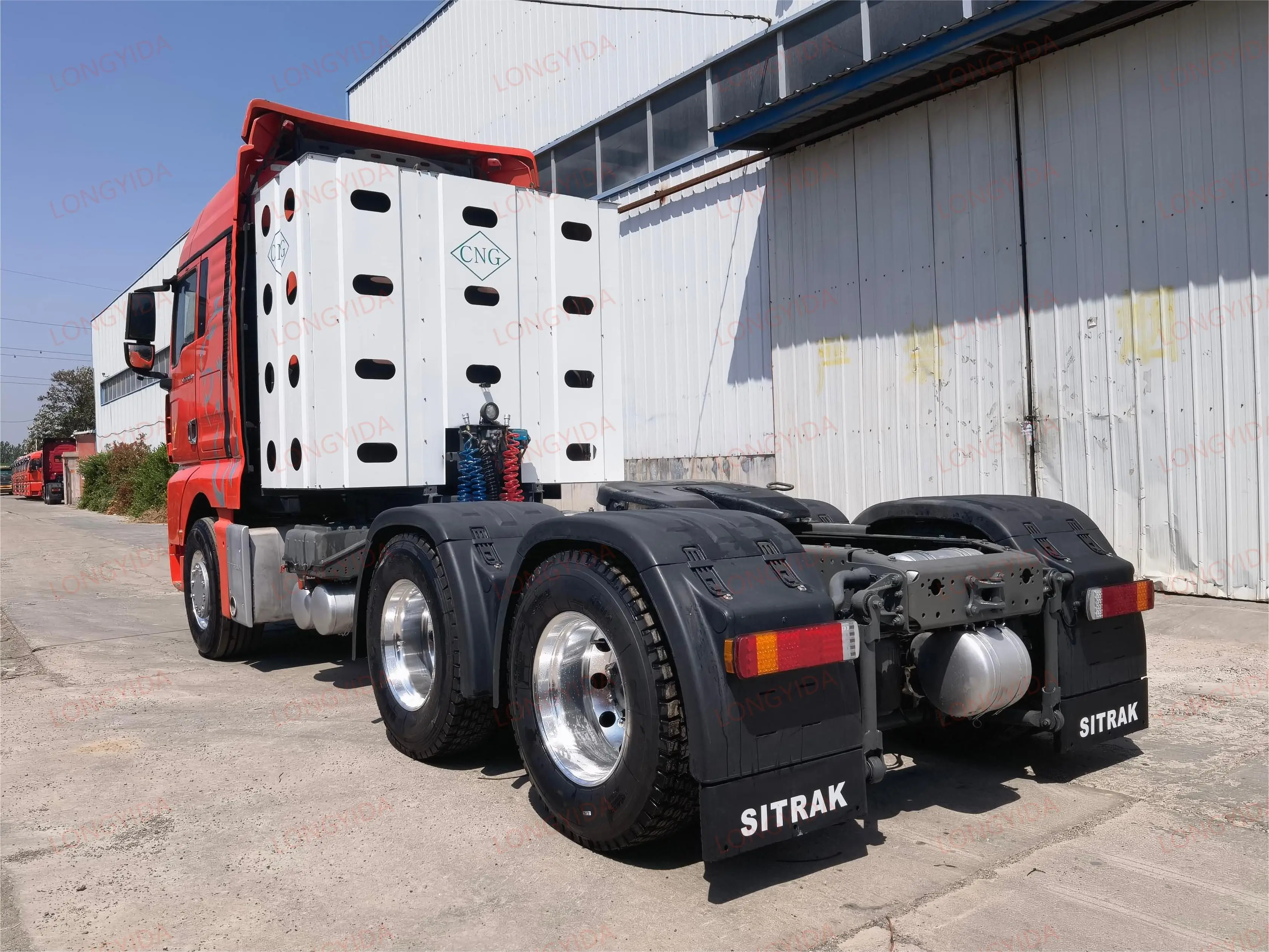 Citrac C7H 6x4 Euro 5 Тракторные грузовики б/у тяжелый грузовик задняя камера механическая коробка передач левый поворот особенности прямой китайский завод