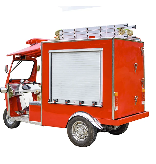 Electric Tuktuk for food delivery with 3000W-5000W 72V dc motor