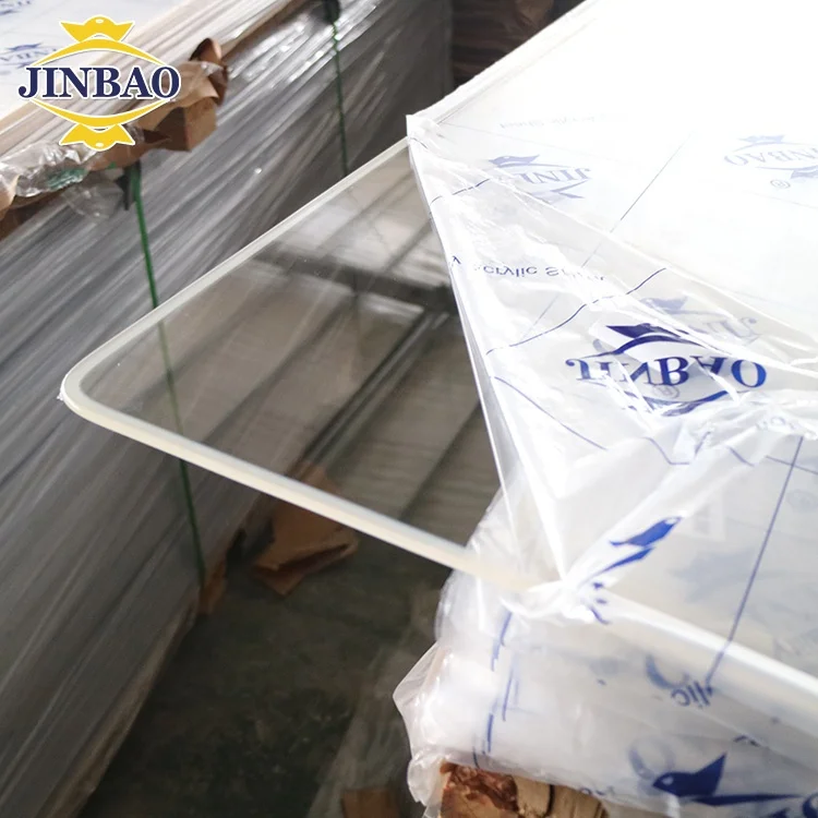 JINBAO 2 мм 5 мм 10 мм 15 мм прозрачная/прозрачная акриловая панель/лист