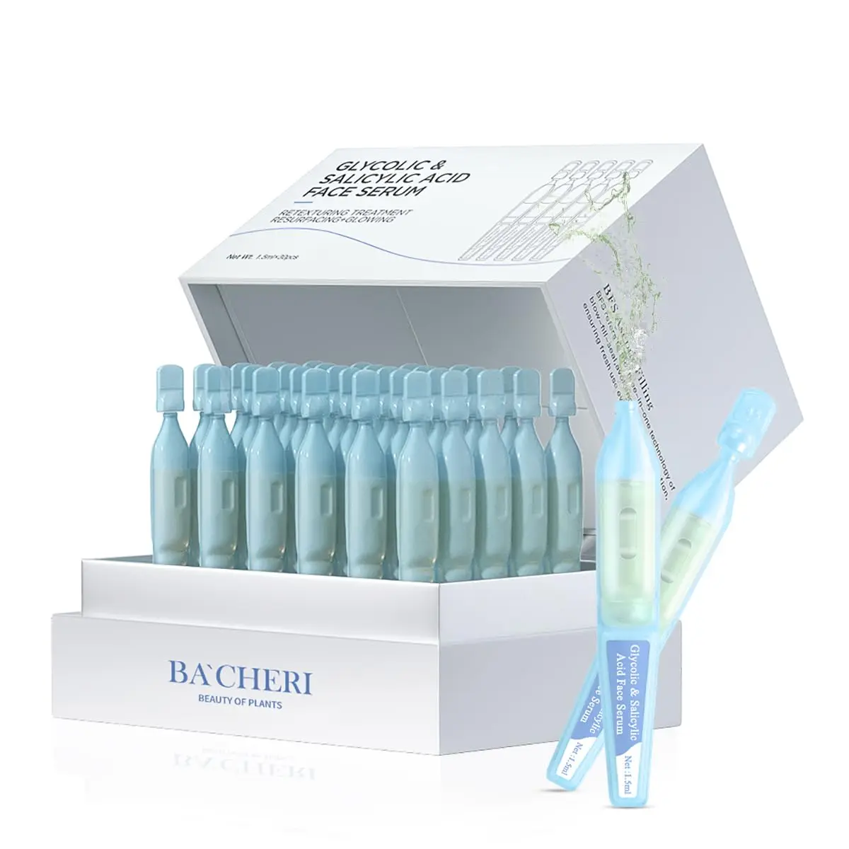 Salicylic Acid Serum with Glycolic & Azelaic Acid - Redness Relief, Hydrating, Smoothing, Anti-Aging Facial Serum