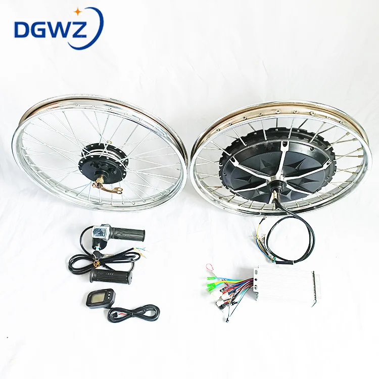 48V60V 1500W 17 18 дюймов бесщеточный geraless Говорил мотор для центрального движения электрический мотоцикл велосипед трехколесный старый скутер conversion kit