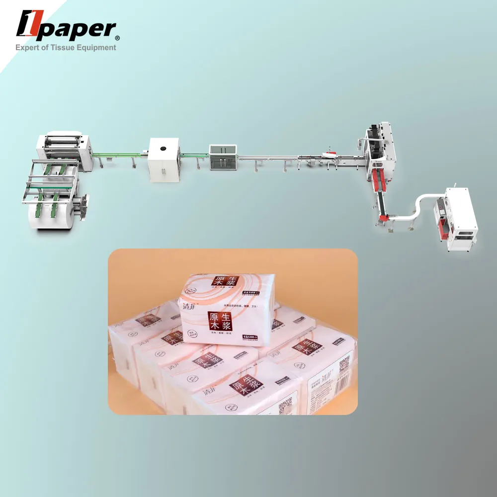 Hot Sale and Flexible Napkin Tissue Soft Drawn Facial Tissue Packing Machine