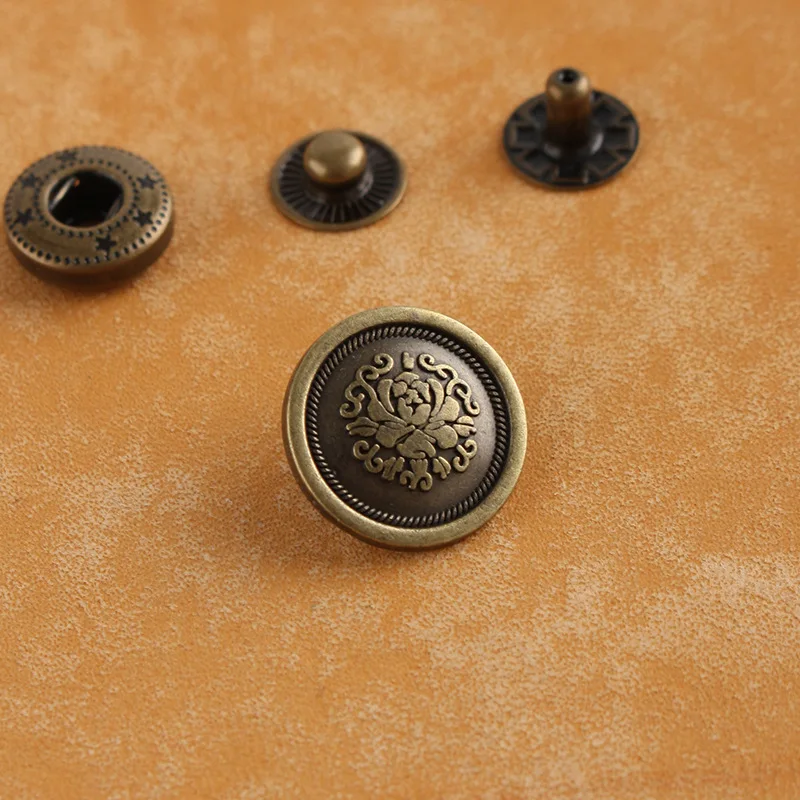 snap fastener buttons custom metal press snap buttons