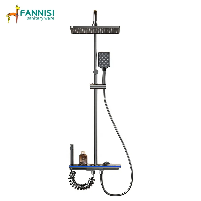 Fashion style luxury shower system high quality piano key shower for sale cheap
