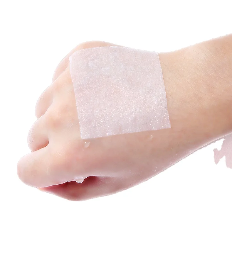 Экологичные одноразовые нетканые тонкие хлопковые подкладки для снятия макияжа лица косметика 100