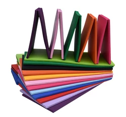 High quality yoga mat solid color trampoline professional gymnastic mat
