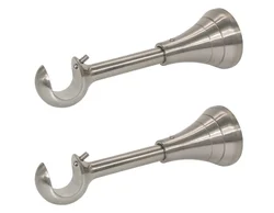 ODM Curtain Rod Bracket Curtain Holder for 5/8 to 3/4 inch Rods 2 pcs Brackets for Curtain Rods Wall Mount