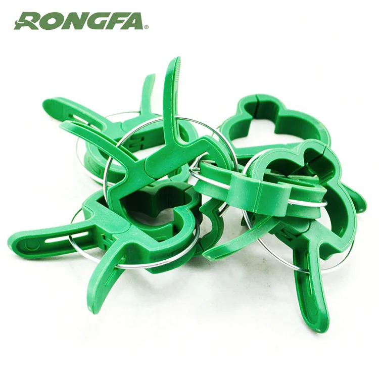 6.5 * 4.5 cm Green Garden grafting Clips flower and plant Fixture Clips Spring Garden Plant Support Clips