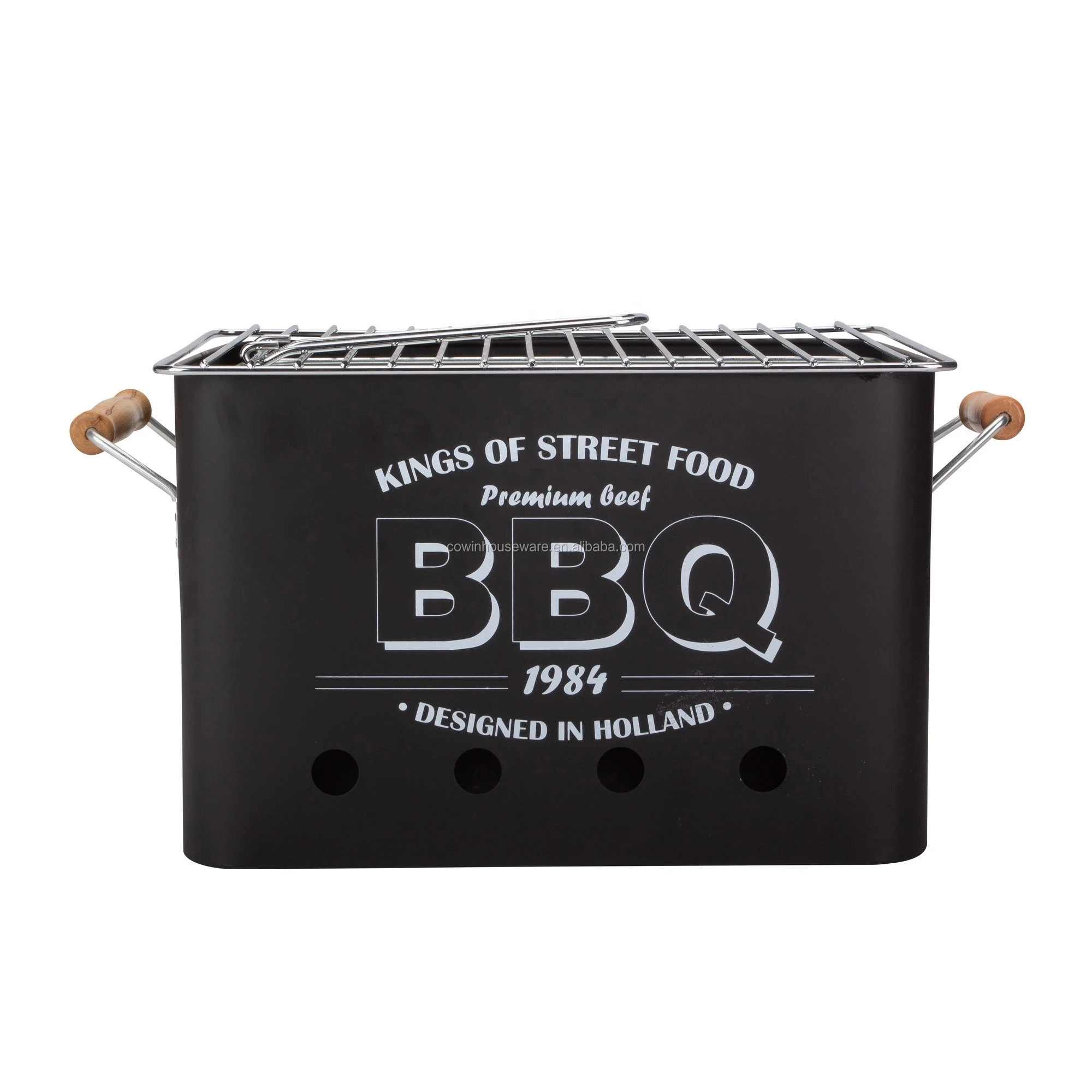 Portable BBQ Grill Outdoor Barbecue Bucket Out Door Picnic charbroiler