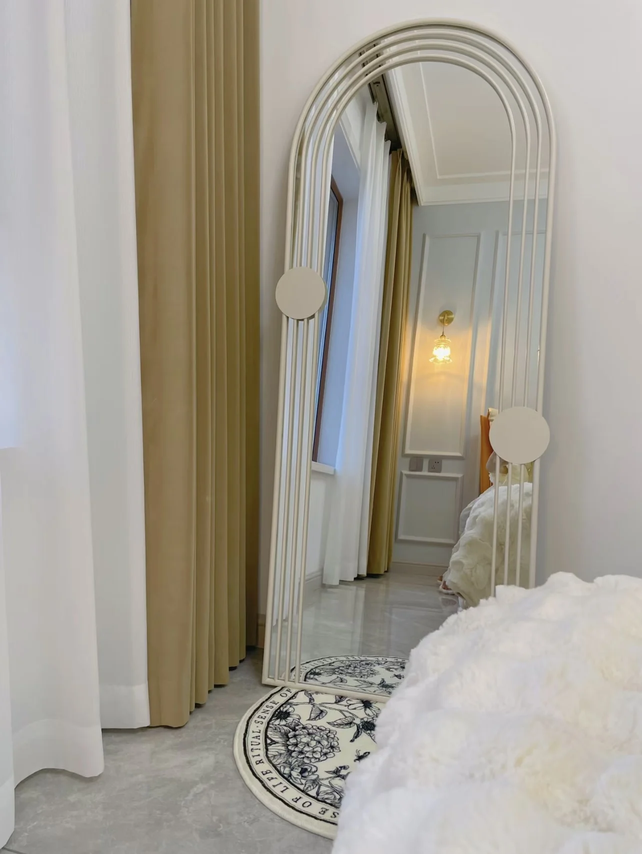 3mm 4mm Large Full Length Wall Mirror Floor Standing Mirror For Living Room