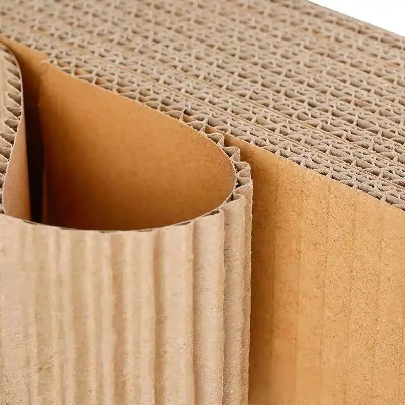 Uncoated Honeycomb Cardboard Sheet Printable Paper Board For Advertising Display