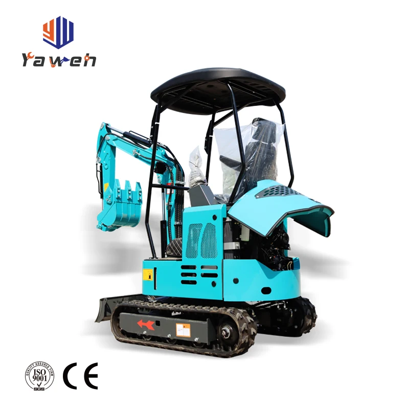 YAWEH  Chinese 29 KW  1ton Cheap Hydraulic  Farm Micro Digger Hammer Crawler Towable Backhoe Mini Excavator