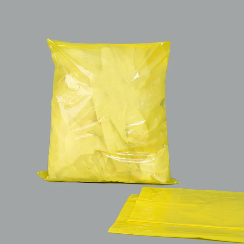 Custom Reclosable Self-adhesive LDPE Plastic Bag Medical Biosafety Biohazard Specining Medicine