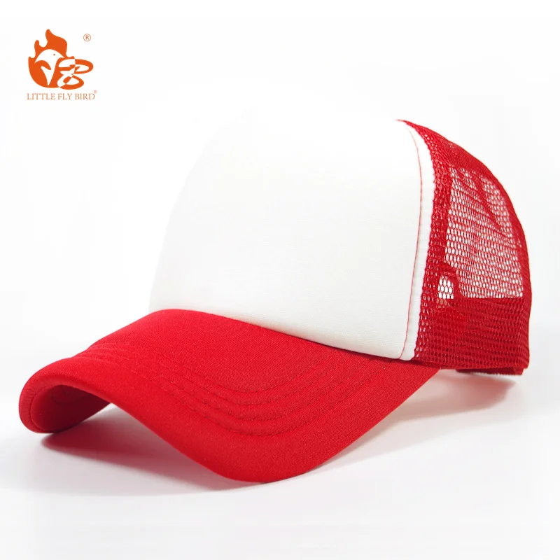 Маленькая летящая птица, оптовая продажа, простая сетчатая пена, бейсбольная кепка с сублимационной печатью, бейсбольные кепки с логотипом на заказ, сетка из 5 панелей (1600451233952)