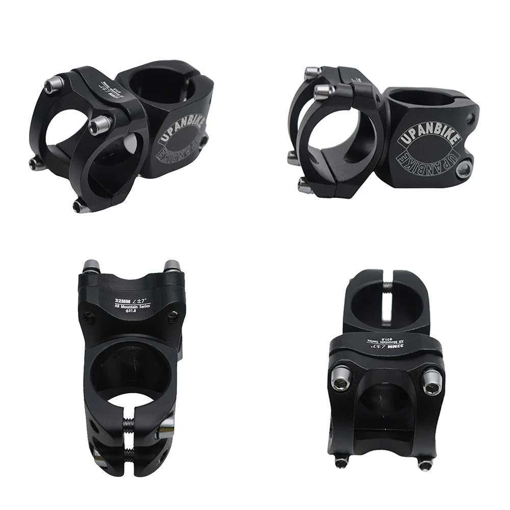 Custom MTB Mountain Road Bike Stems Aluminium Alloy Short Handlebar Stem 32mm Bicycle Stem for BMX