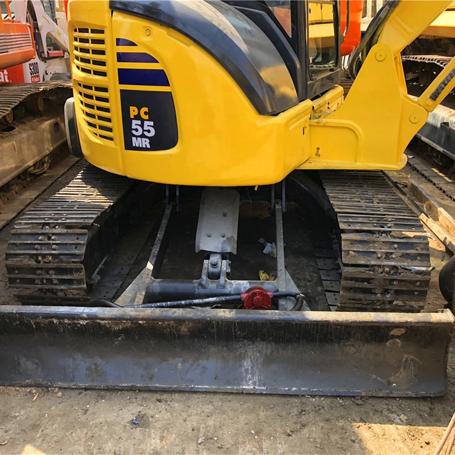  used hydraulic excavator original Komatsu pc55 secondhand track digger with 1 year warranty pc200 pc100