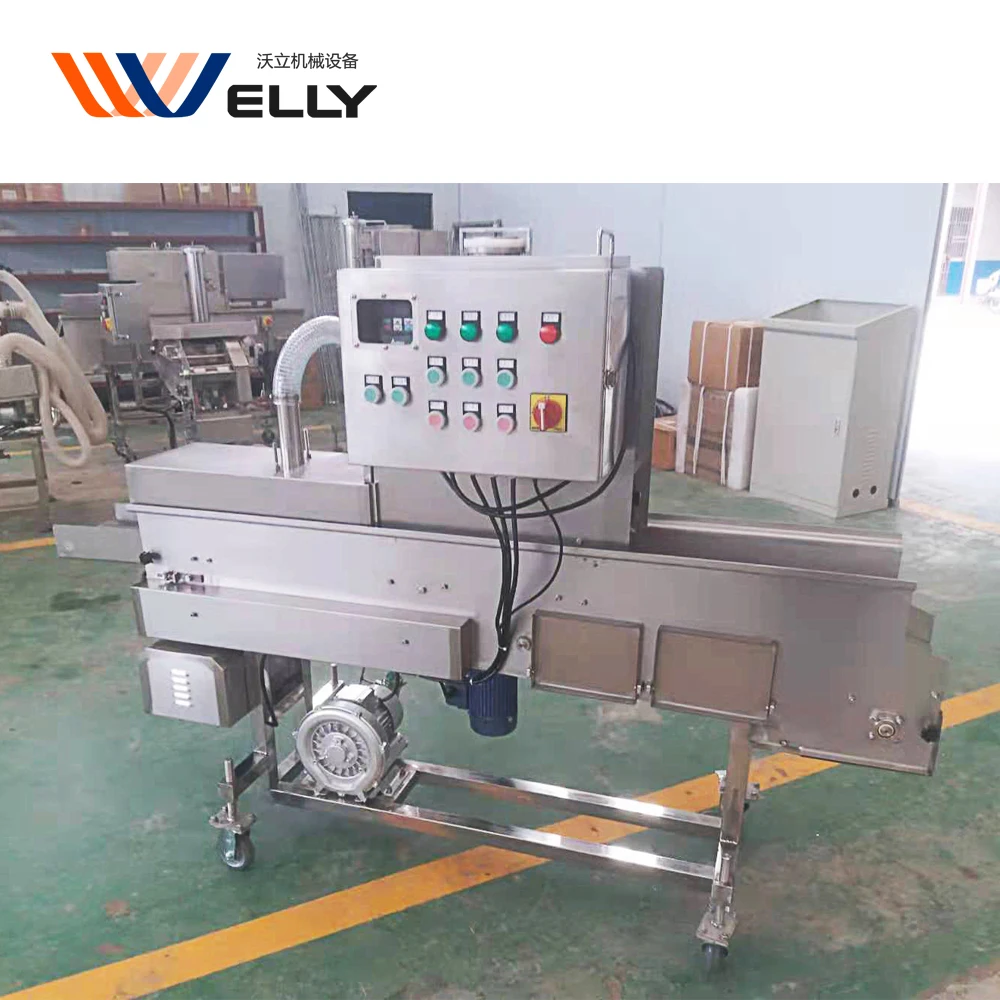 low energy consumption chicken nuggets fish battering breading machine