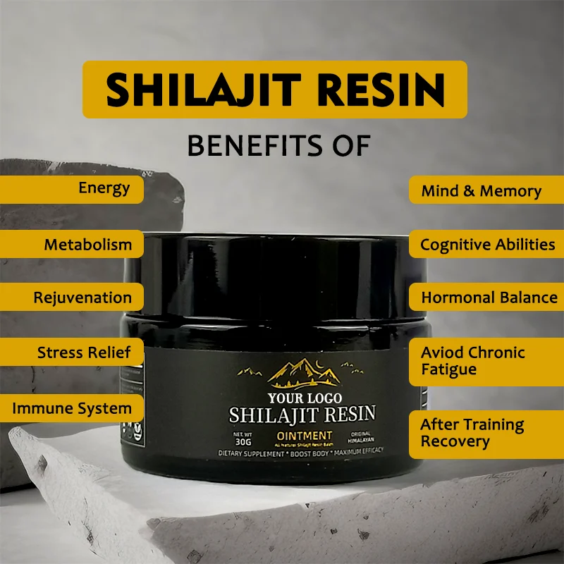 Shilajit Naturel Sports Nutrition Supplement Natural Shilajit Resin Pure Himalayan