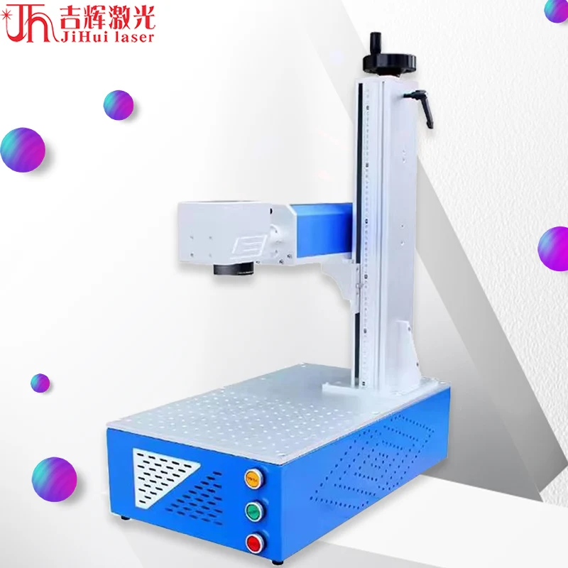 20W 30W mini desktop jewelry fiber laser marking machine for stainless steel metal plastic