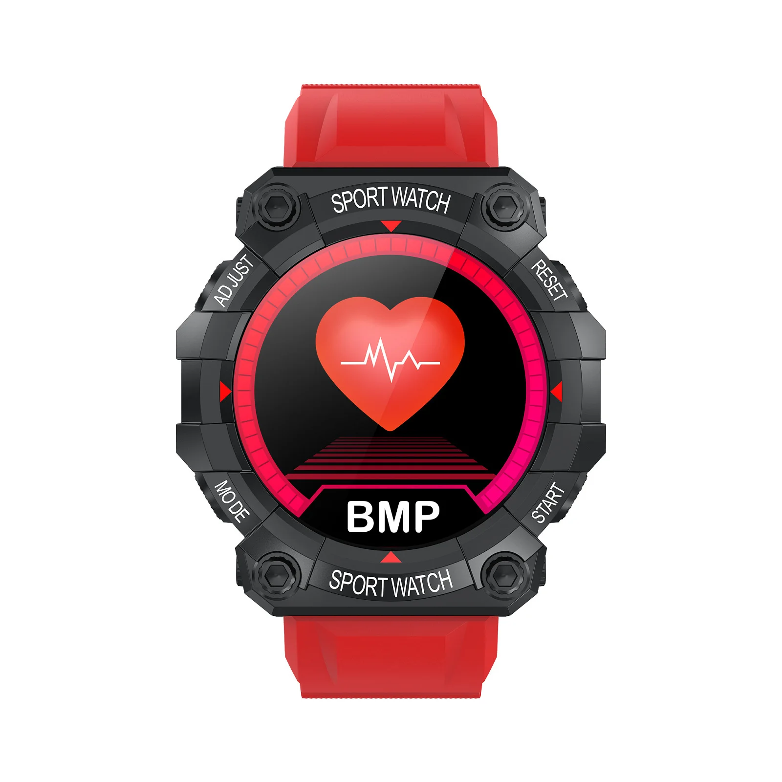 Multifunctional 1.44 Inch Round Screen heart rate cheap watch fd68 fd68s waterproof blood pressure sport smart watch