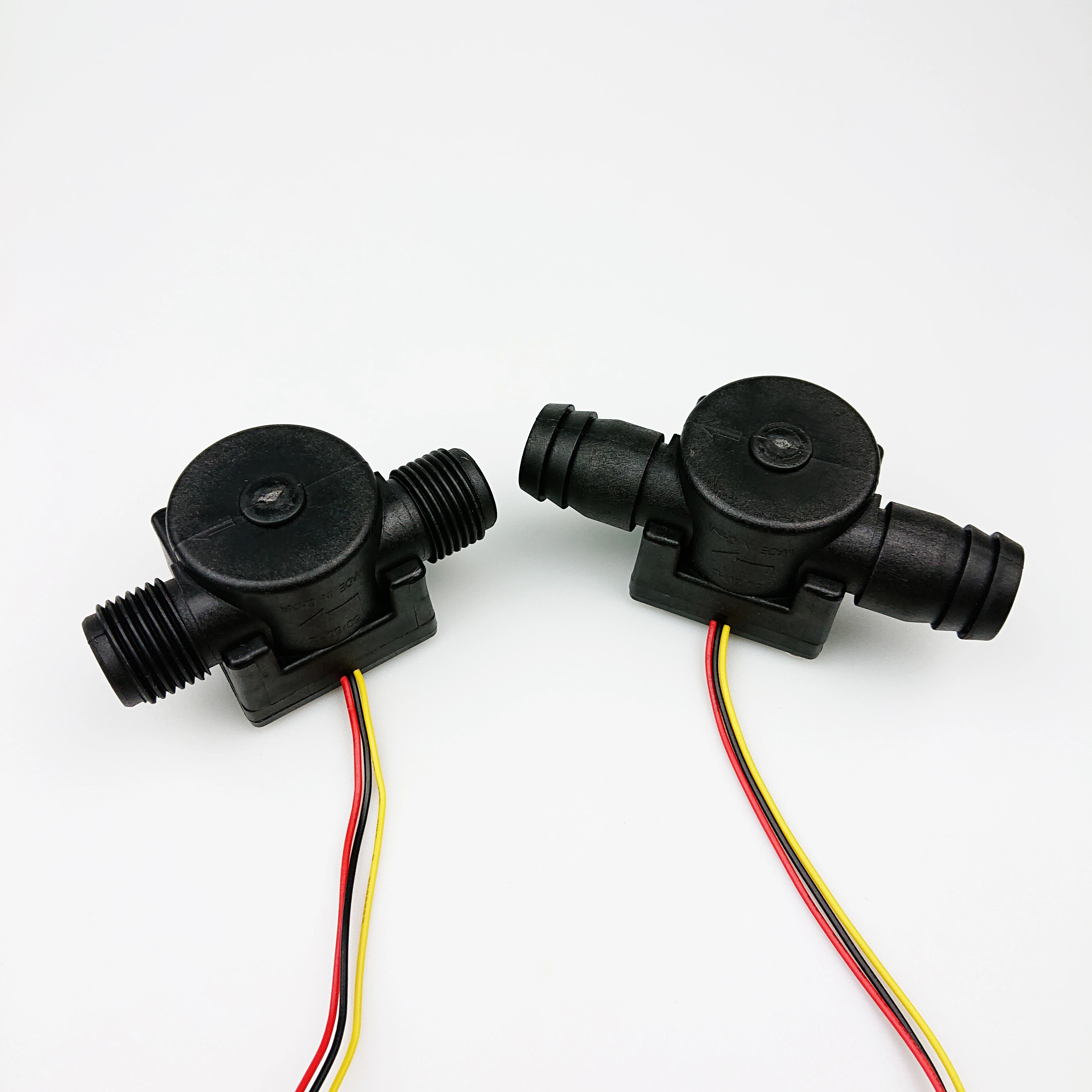5V/12V/18V/24Vdc Plastic Flow Sensor Meter with three wires