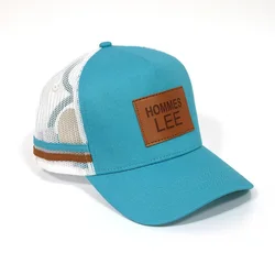 Fashion Custom Brand Name Logo PU Leather Label and Patches for Denim Jeans